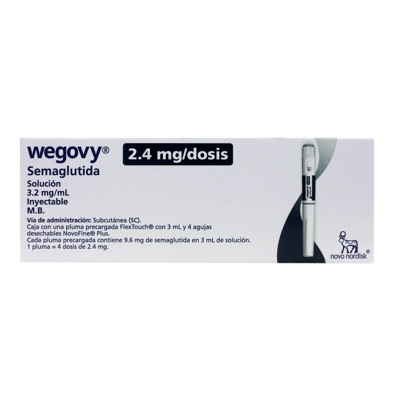 Wegovy 2,4 Mg. Pluma Precargada Wegovy 2,4 Mg. Pluma Precargada