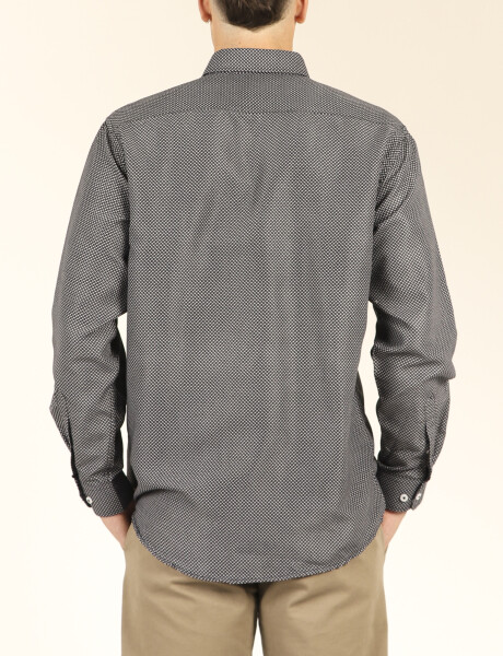 Camisa Harrington Urban Negro/blanco
