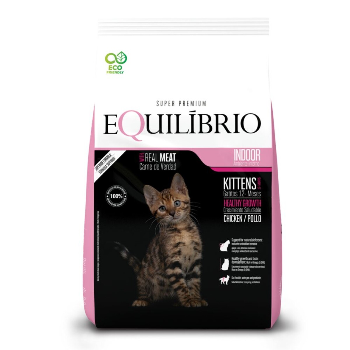 Equilibrio Gato Cachorro 7,5kg | Crecimiento Saludable 