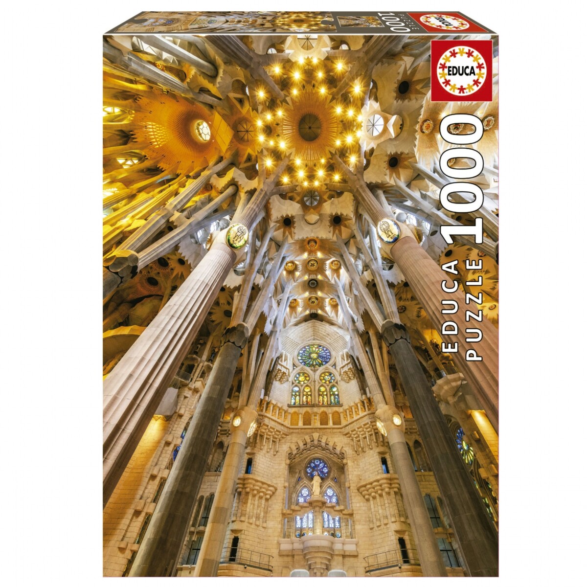 Puzzle Educa Interior Sagrada Familia 1000 Piezas Didactico 