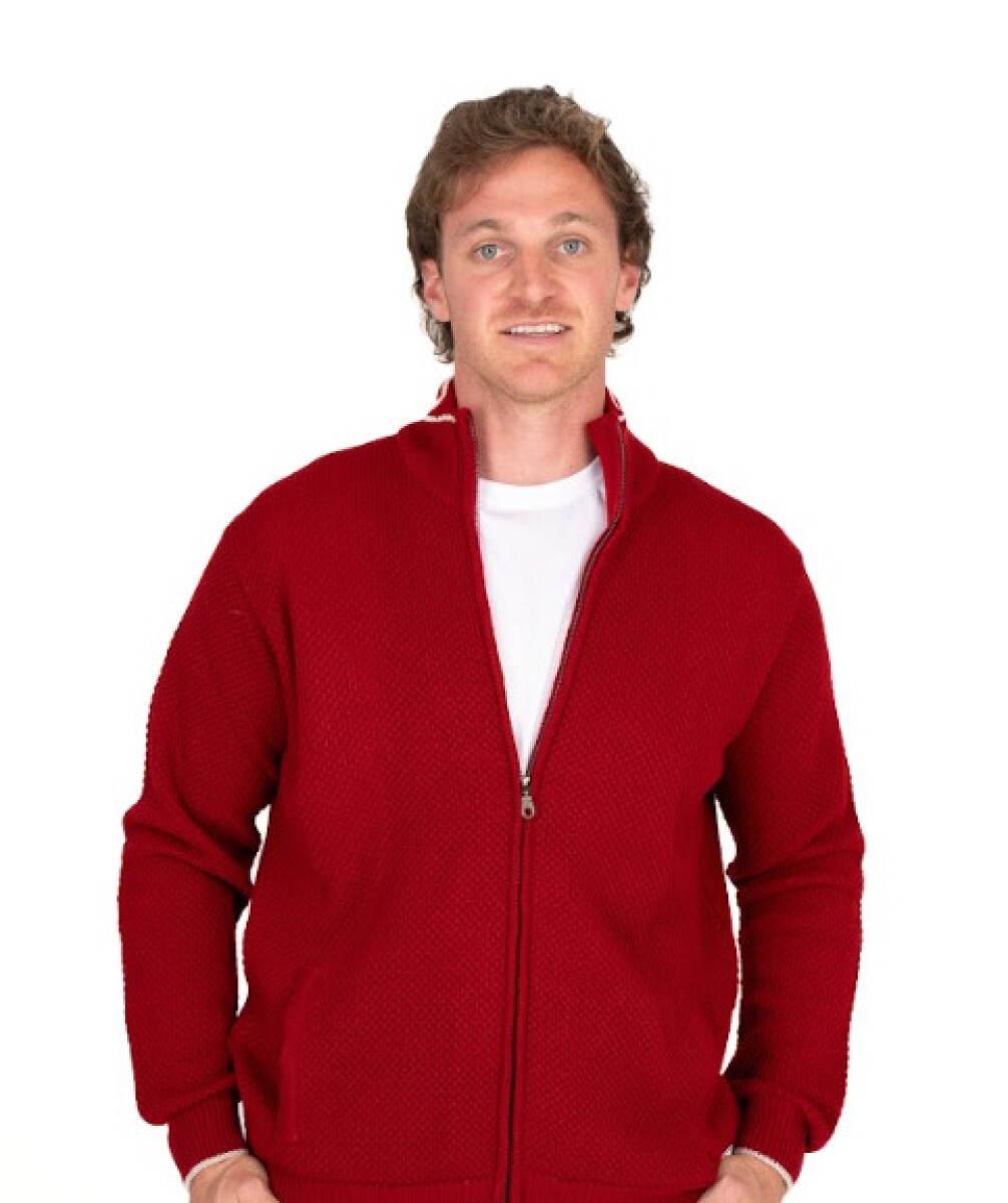 Campera Fullzip - Roja 