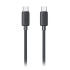Cable Tipo C a Tipo C 60W 3 Metros USAMS Premium Fast Charge Variante Color Negro