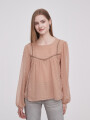 Blusa Lilibeth Beige Oscuro