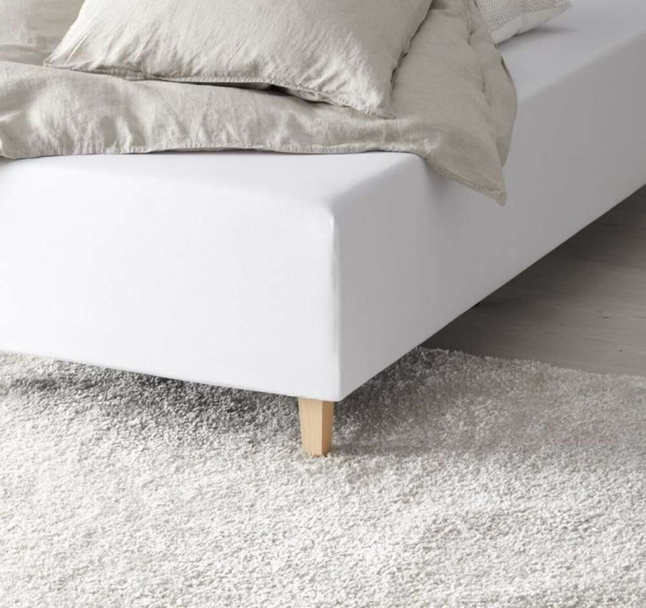 Sabana Bajera Dagny 180X200X35 - Blanco 