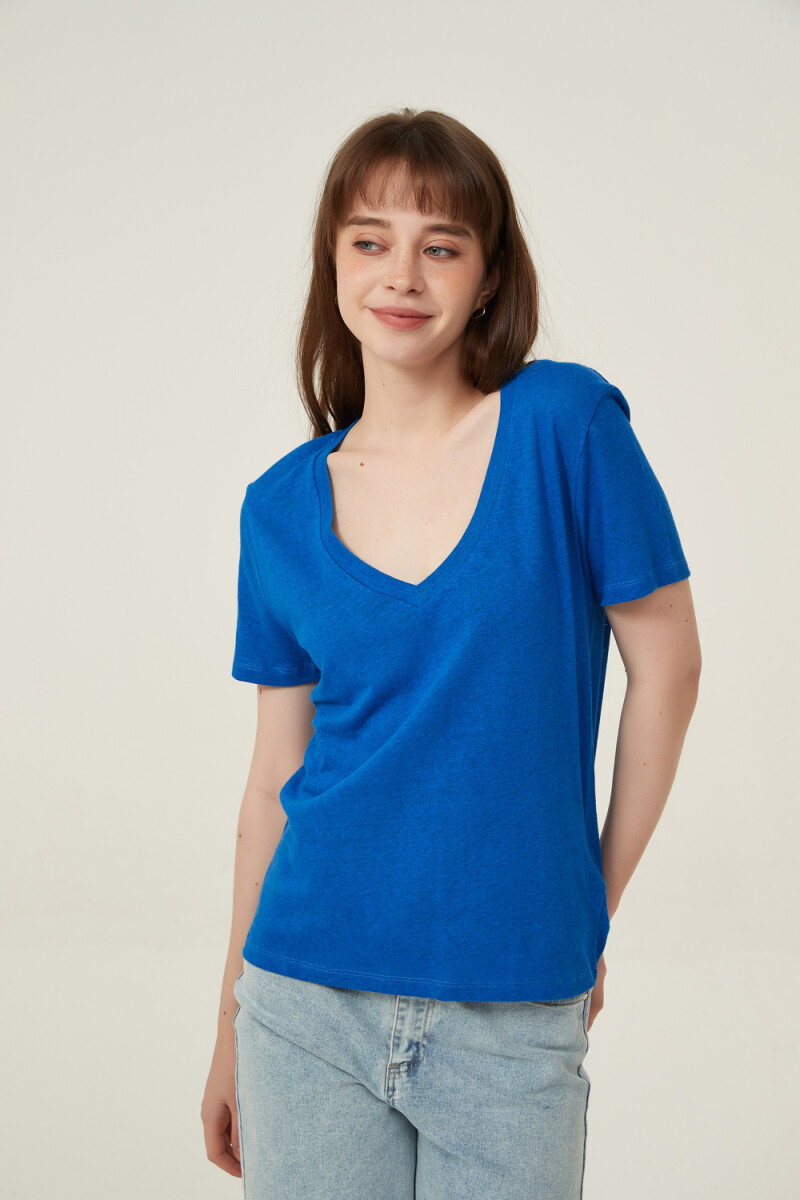 Remera Eda - Azul Electrico 