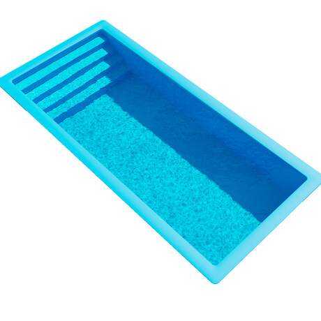 Piscina de fibra rectangular 6.00 x 2.70 x 1.40 mts. Piscina de fibra rectangular 6.00 x 2.70 x 1.40 mts.