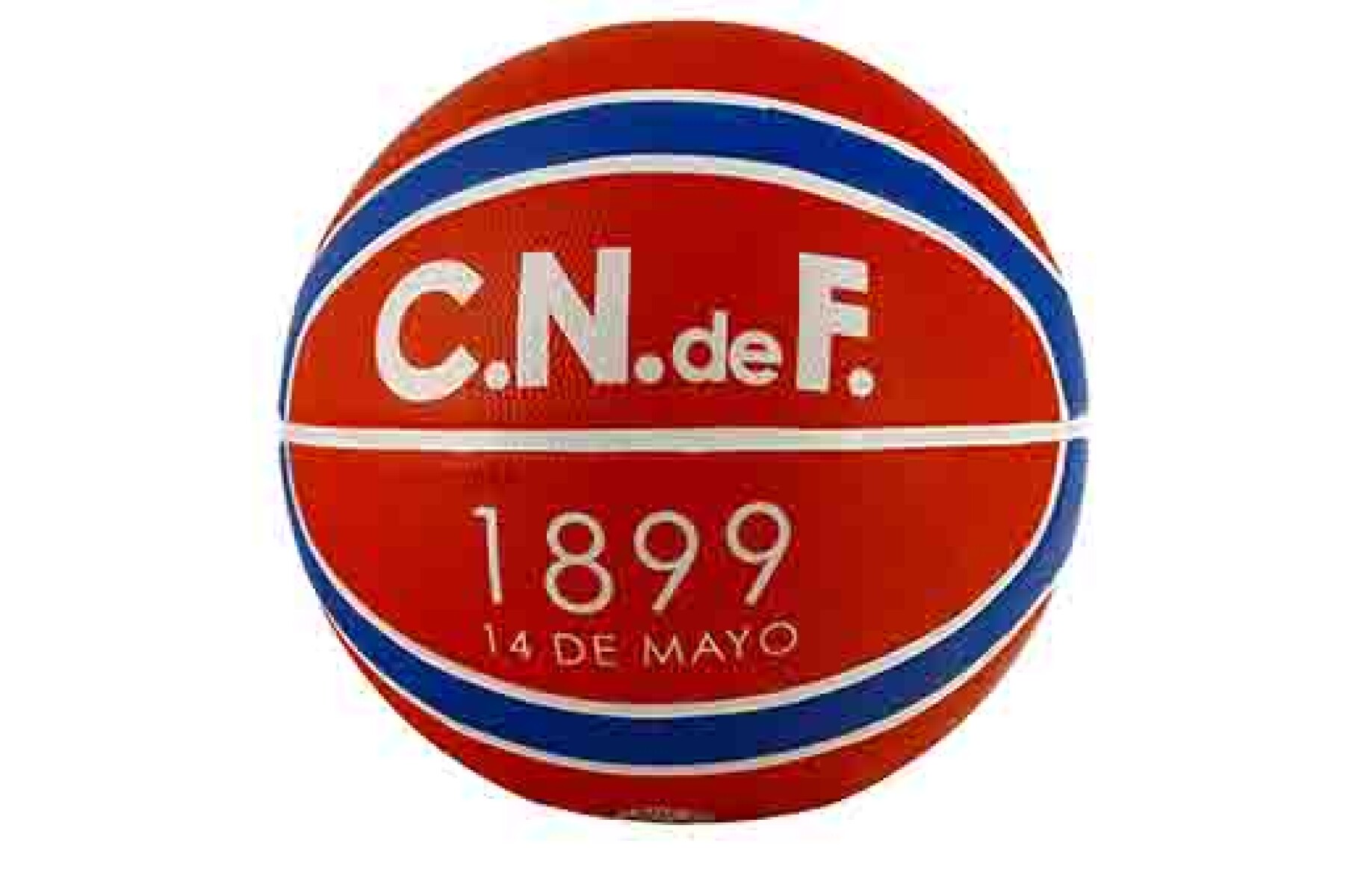 Pelota Nacional Basket 1899 - Rojo - Azul - Blanco 