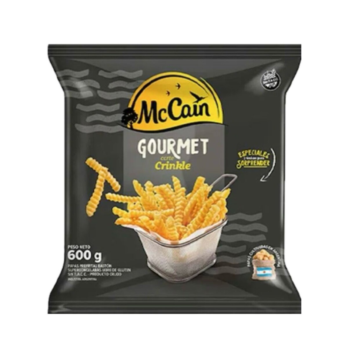 Papas Fritas Crinkle Mc Cain 600Grs 
