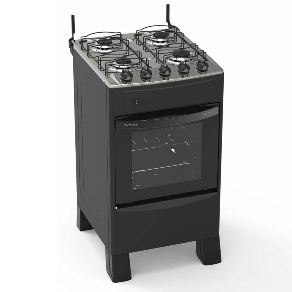 COCINA NEGRO SUPERGAS SELECTA-N