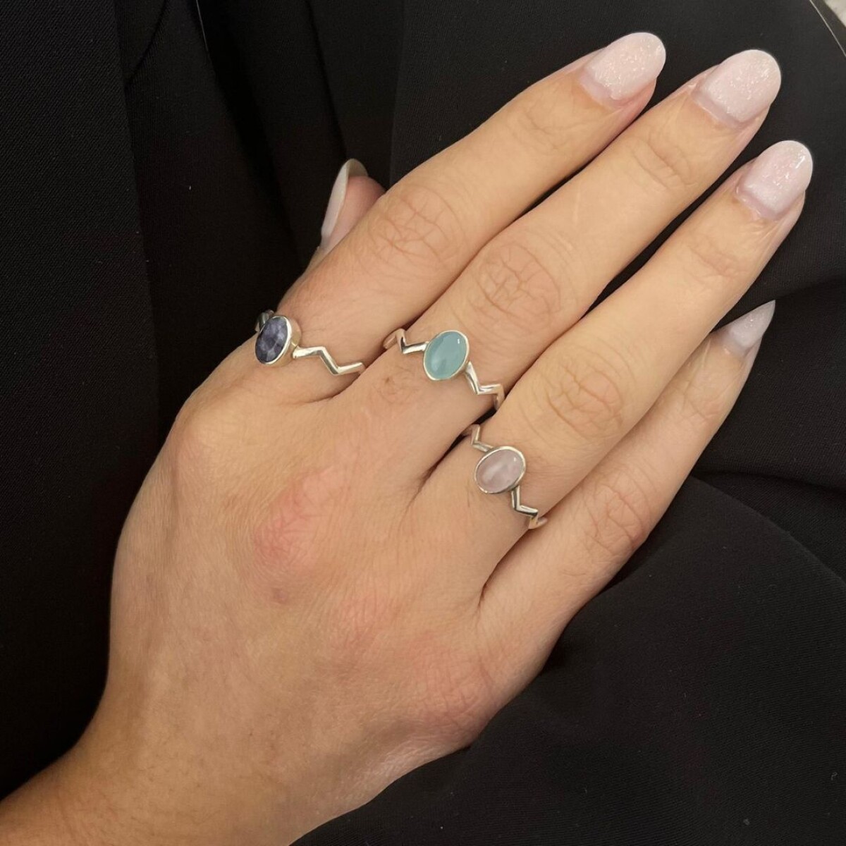 Anillo Zac Aventurina - Plata 925 