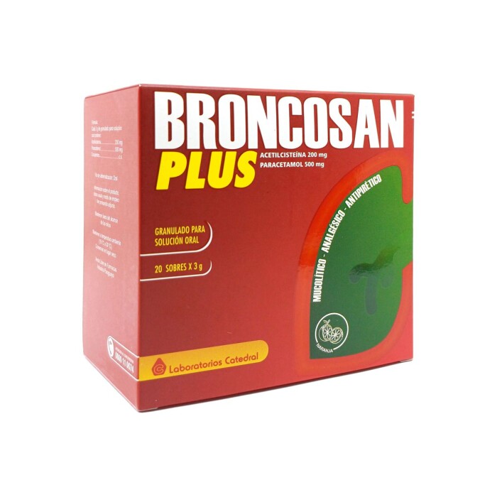 BRONCOSAN PLUS. CJ X 20 SOBRES única