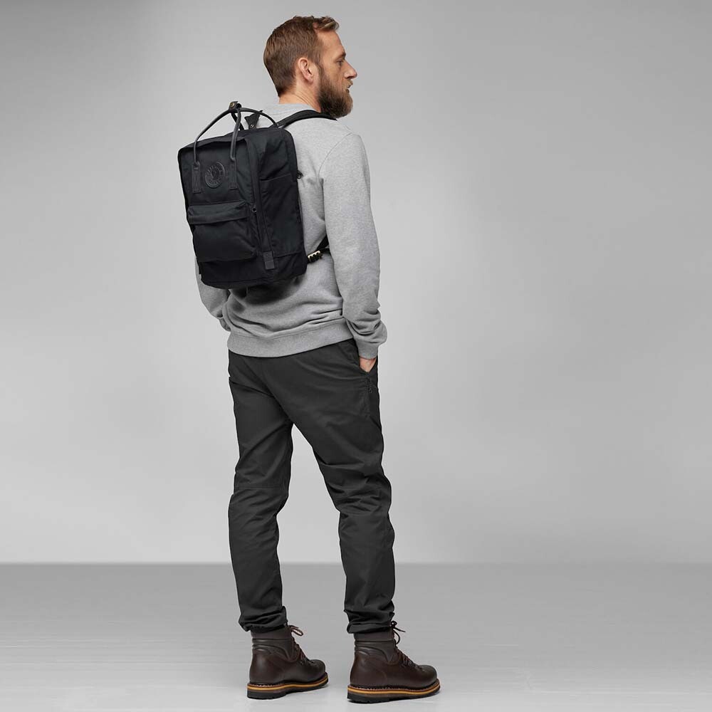 Mochila Fjallraven Kanken No. 2 Black Laptop 15 Unisex Black