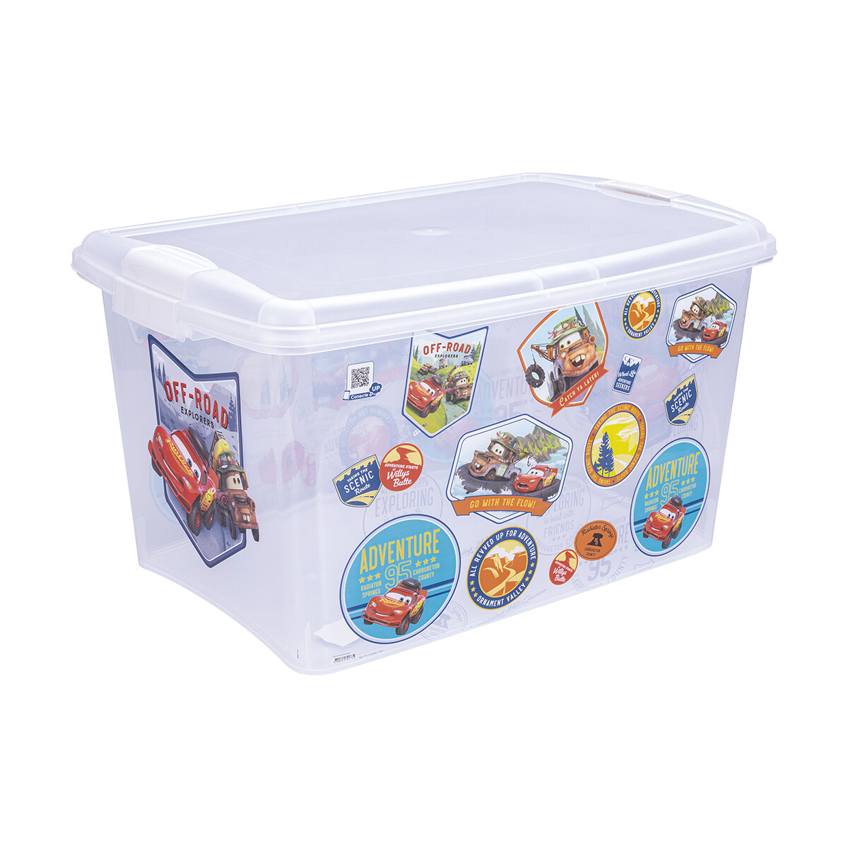 Caja Organizadora Infantil Cars 46 Lts Plástica 