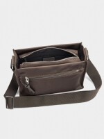 Bolso Bandolera De Nylon M marron