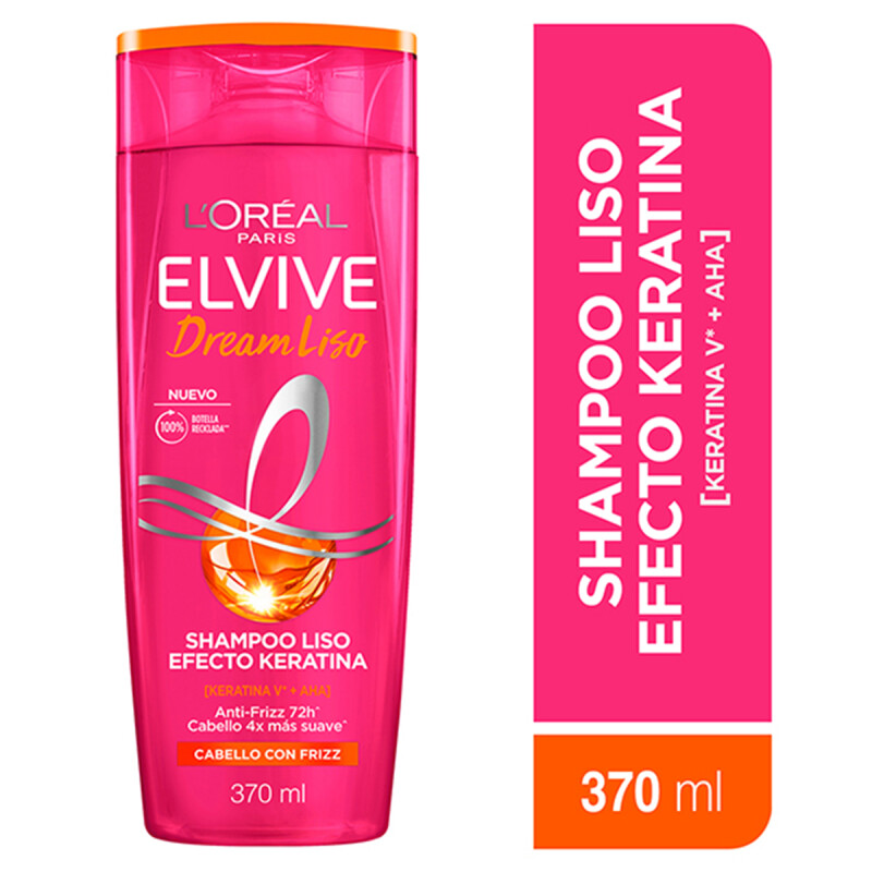 Shampoo L'oreal París Elvive Dream Liso 370 Ml. Shampoo L'oreal París Elvive Dream Liso 370 Ml.