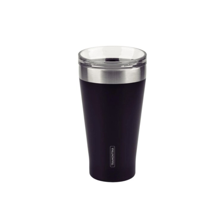 VASO TERMICO TRAMONTINA EXACTO 550ML NEGRO