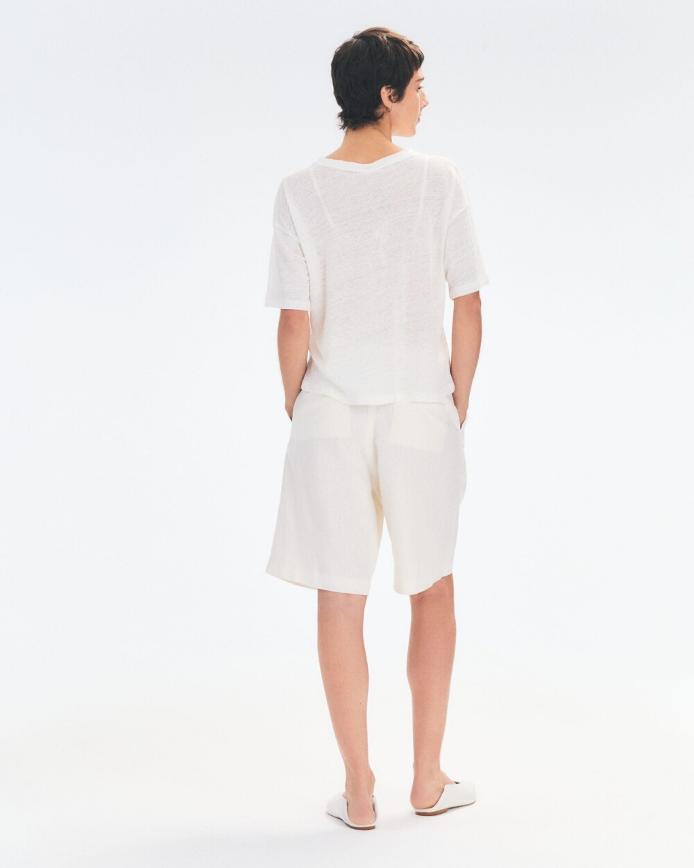 Remera New Lino Crudo