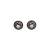 Caravanas Circulo-Plata 925-Piedra Zirconia-CA3065 Conpiedra