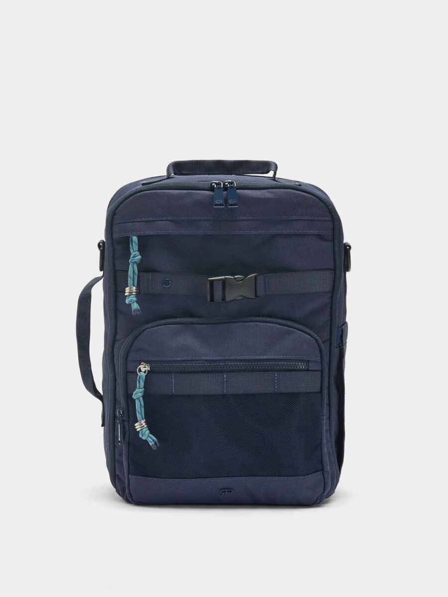 Mochila De Cabina De Nylon azul