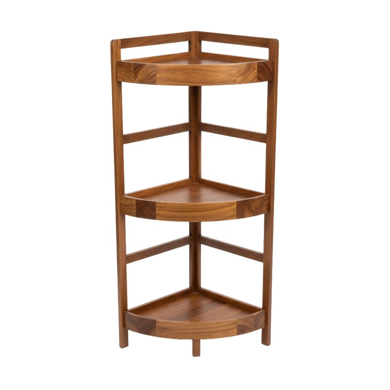 ESTANTE MADERA ESQUINERO 3 NIV 85X29X29CM Unica