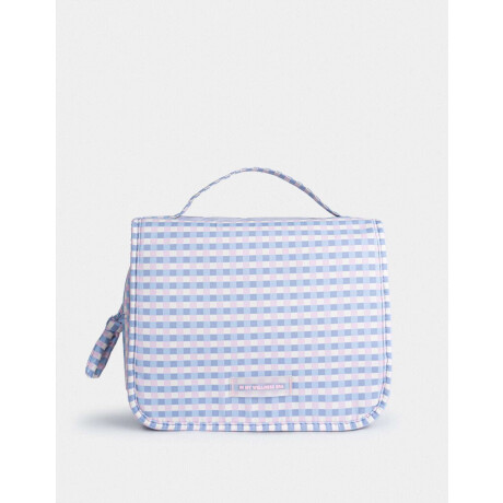 Portacosméticos ''in My Wellnes Era'' Estampado Geometrico