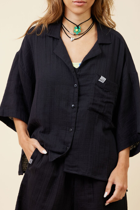 CAMISA FIAMMA RUSTY Negro
