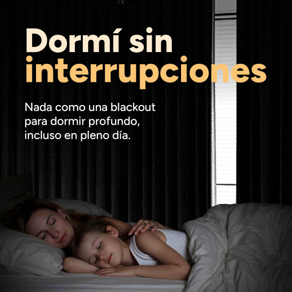 Cortina 100% Blackout 2Paños 140x220 Textura Lino Doble Faz Variante Color Gris