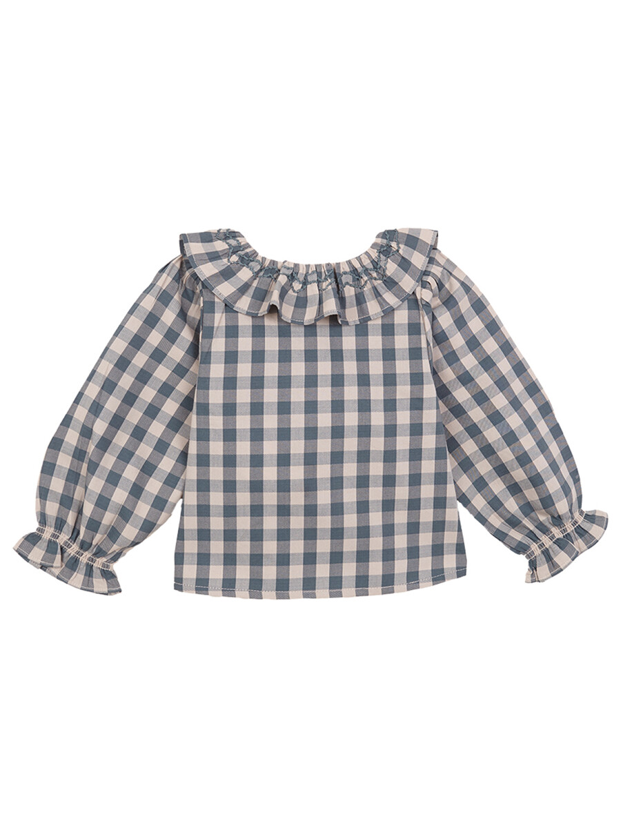 Camisa De Cuadros Con Smo Petroleo