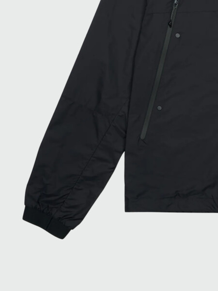 Moncler - Chaqueta con capucha logotipo Junichi Negro