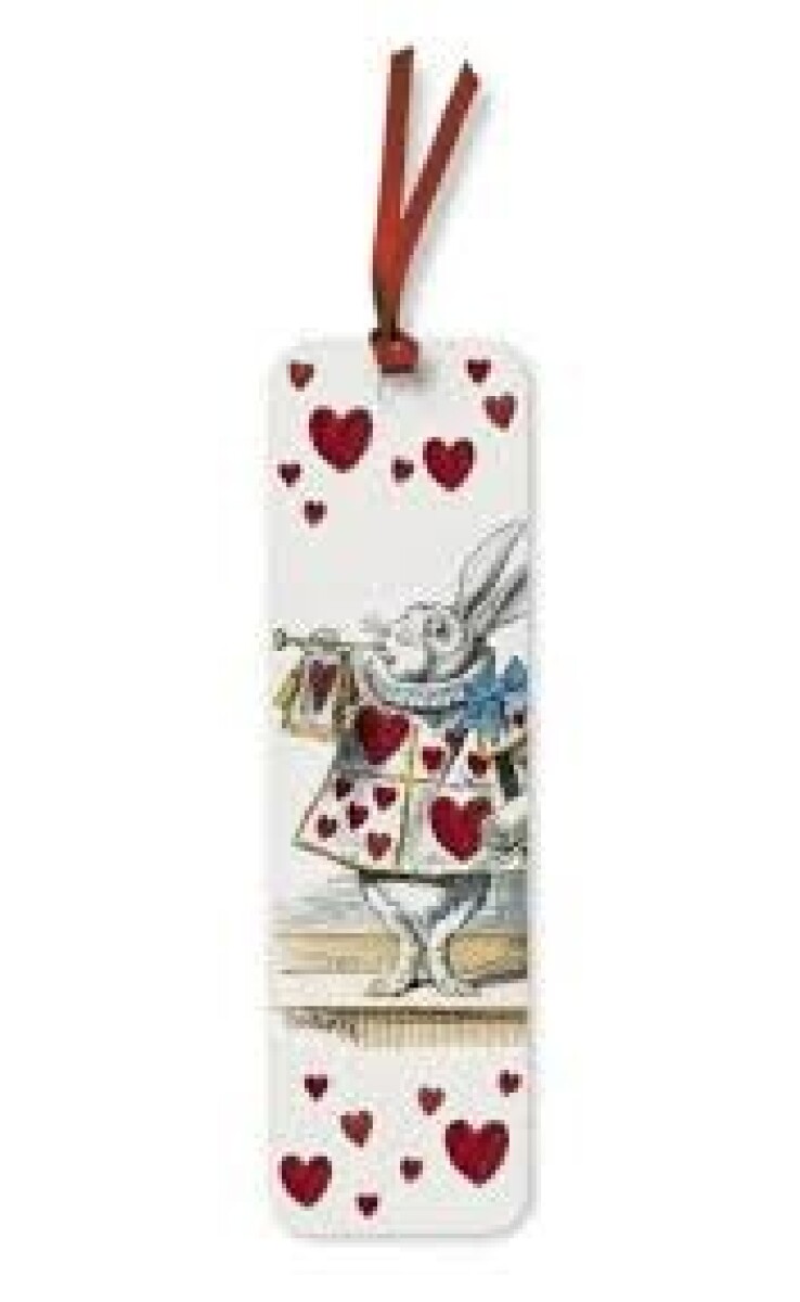 MARCADOR PAGINA GARDNERS THE WHITE RABBIT 