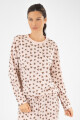 Pijama flor leopard Lila