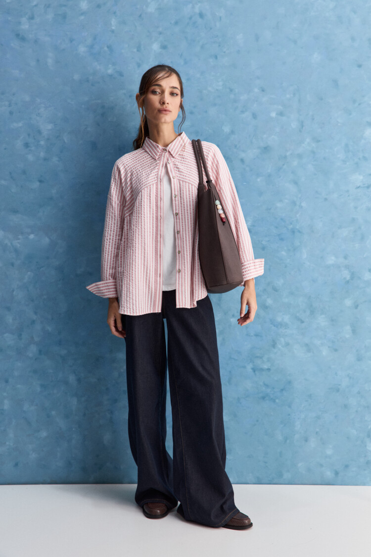 CAMISA VELERISTA Rosa Viejo