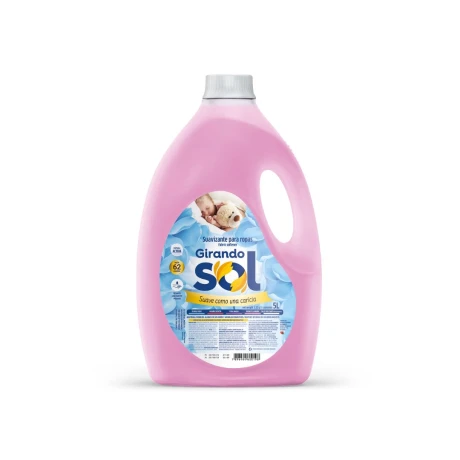 SUAVIZANTE GIRANDO SOL PARA ROPA 5 L ROSA SUAVIZANTE GIRANDO SOL PARA ROPA 5 L ROSA