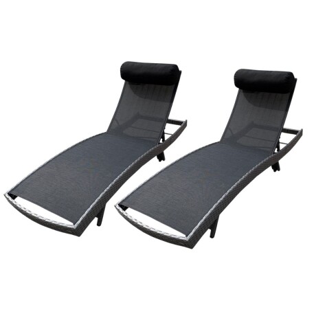 Promo 2 Reposeras Milano Gris