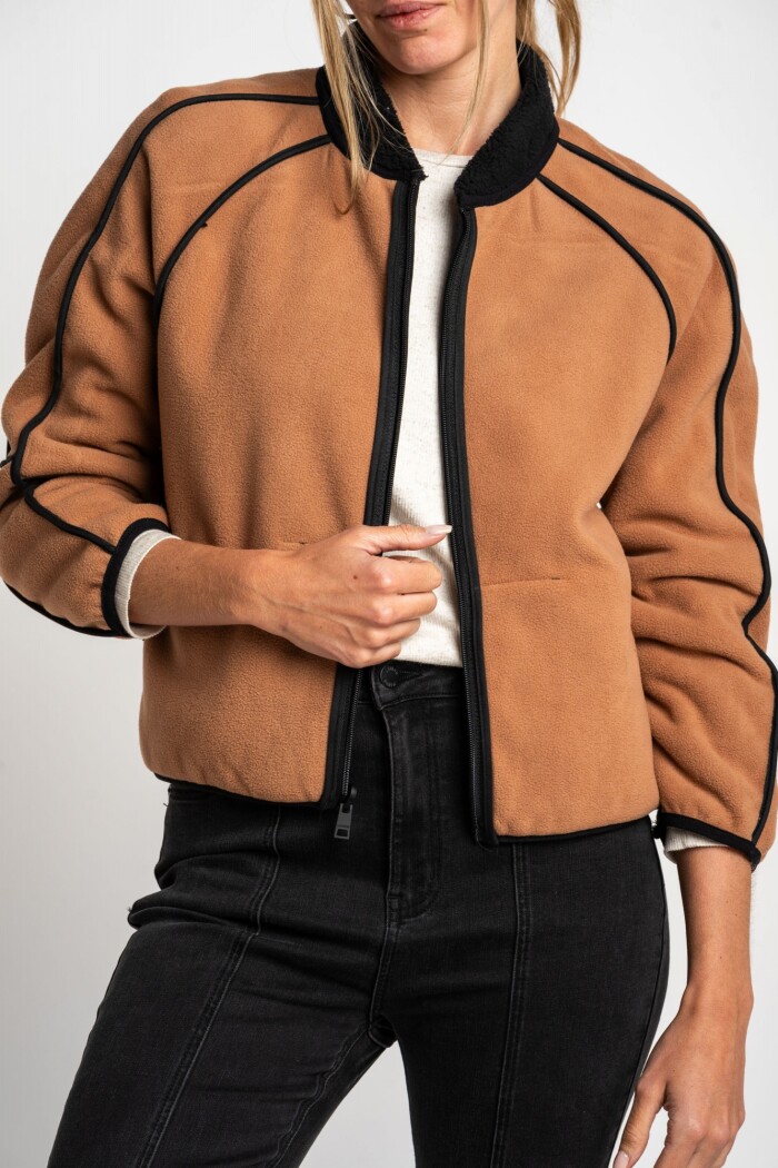 Campera Reversible Negro