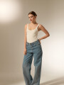 Pantalon Danisa Azul Grisaceo