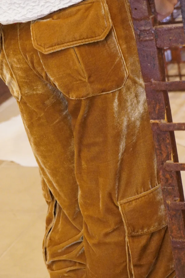 Velvet Cargo Mostaza