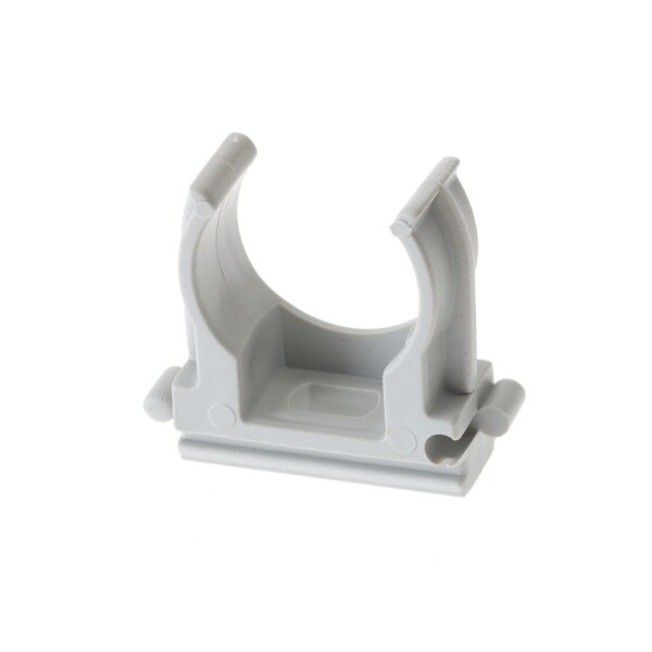 GRAMPA PVC FIJA P/CAÑO CURVABLE EN FRIO 25 Grampa Pvc Fija P/caño Curvable En Frio 25