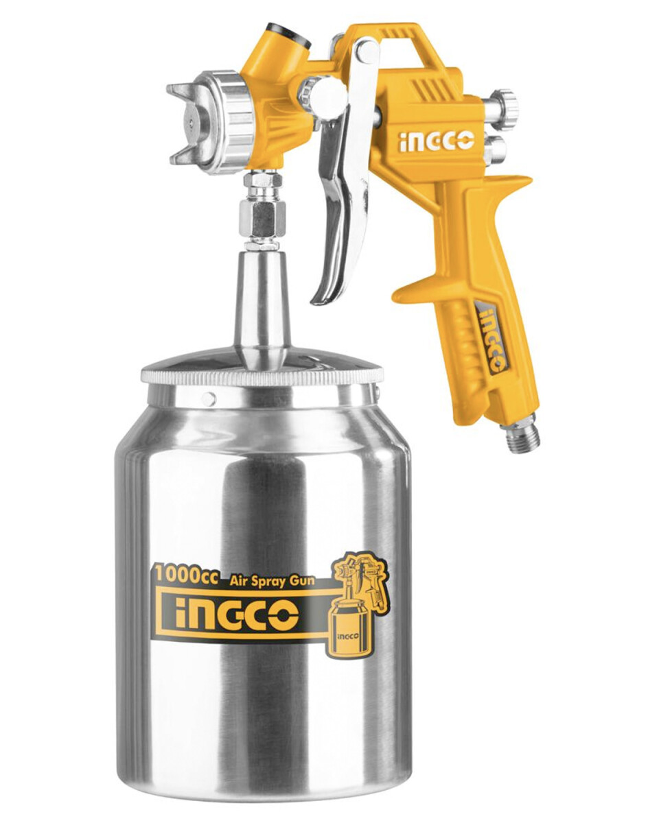 Pistola de pintar Ingco para compresor 1000cc 1.5mm 4 bar 
