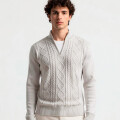 SWEATER TATON TIBET Gris