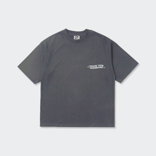 Remera Pulau Mushrooms Gris
