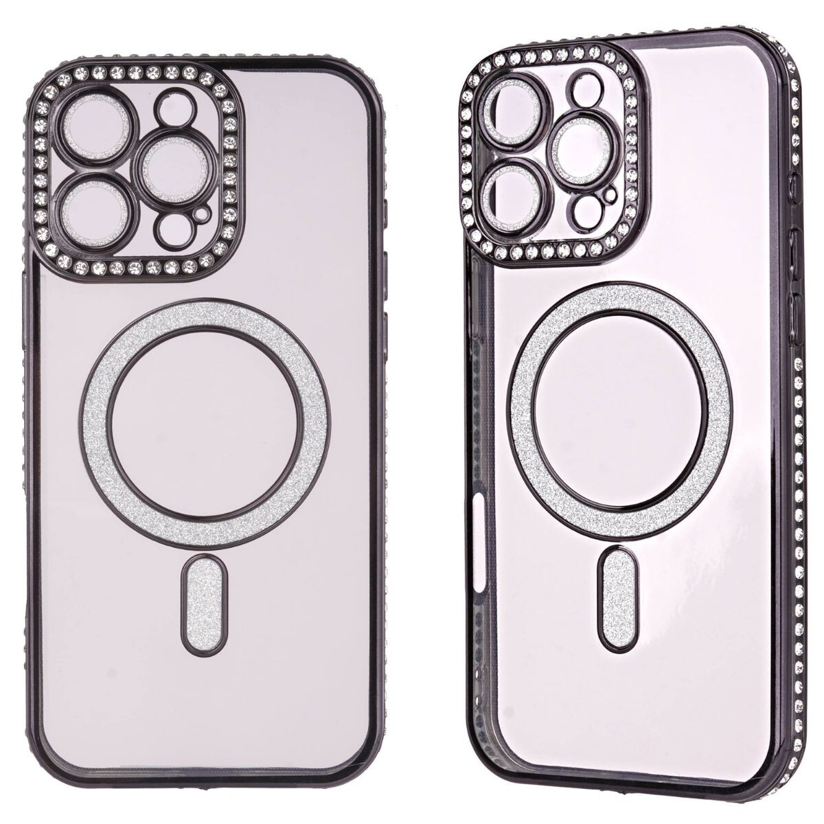 Protector strass Iphone 15 negro 