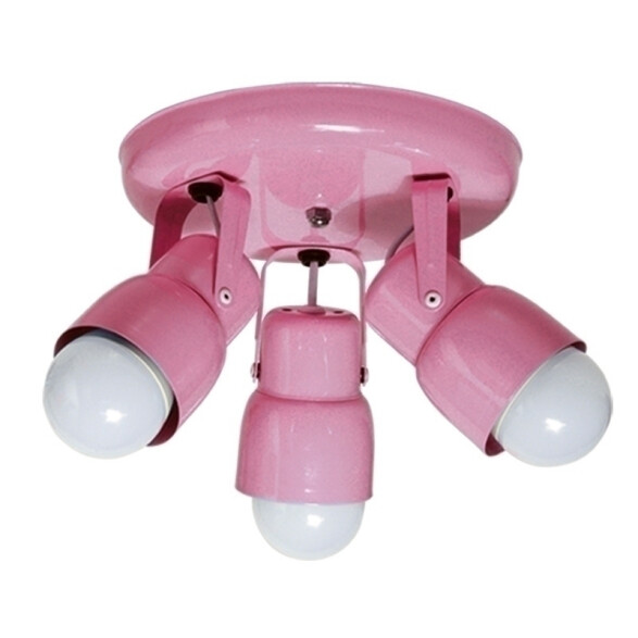 Spot infantil 3 luces línea CARILÓ, rosa JU0030