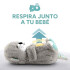 Peluche Nutria Bebé Respira Y Relaja Dormir Niño Tendencia Color Variante Gris