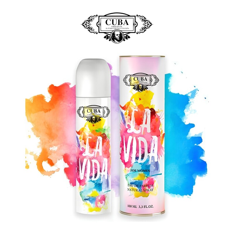 Perfume Cuba La Vida Women EDP 100ml Para Mujer Aroma Floral Perfume Cuba La Vida Women EDP 100ml Para Mujer Aroma Floral