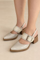 Zapato trevi Natural charol