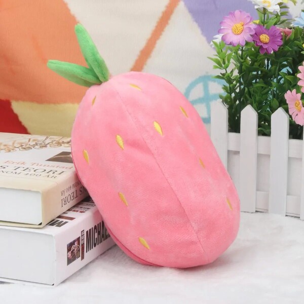 Peluche Conejo Frutillas Fresa Reversible Kawai 18 Cm Atrix® Variante Conejo