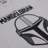 Camiseta hombre Mandalorian GRIS