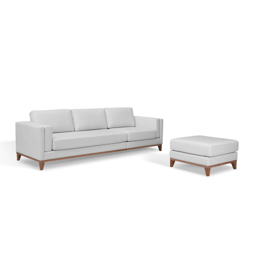 SILLÓN CON CHAISE MÁS DE 4 CUERPOS TELA-PREMIUM GRIS EASY CLEAN LUXOR PREMIUM GRIS CLA