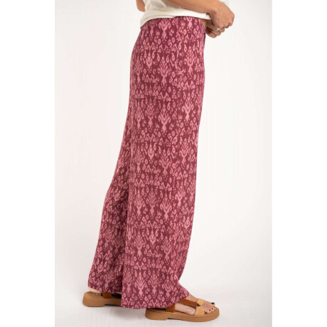 Pantal0n Algod0n Estampado Rosa